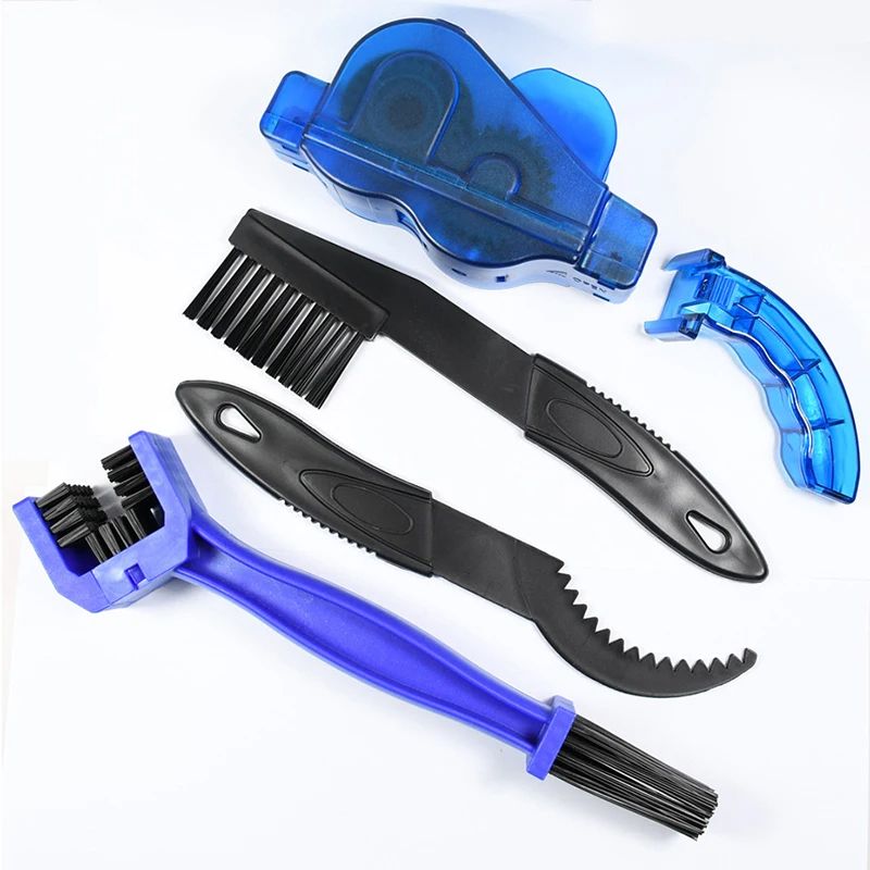 Portable Bicycle Chain Cleaner 3D Rotating Brush Scrubber Wash Tool For Mountain  Road Bikes 12