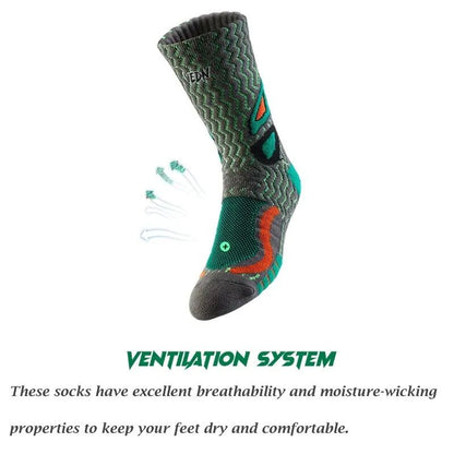 Towel Bottom Sport Socks For Men NonSlip High Cut Basketball Socks With Moisture Absorption 3