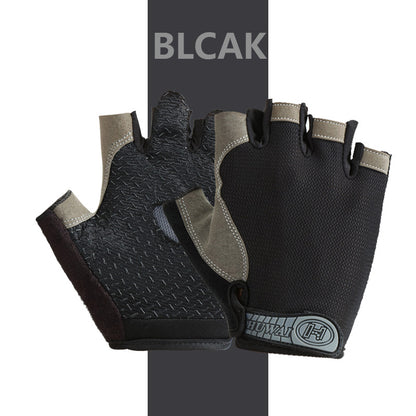 Cycling Bicycle Gloves Half Finger Gym Gloves With AntiSlip Grip  Breathable Design 6