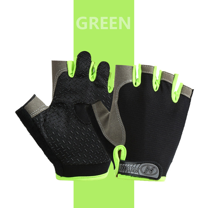 Cycling Bicycle Gloves Half Finger Gym Gloves With AntiSlip Grip  Breathable Design 7