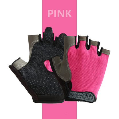 Cycling Bicycle Gloves Half Finger Gym Gloves With AntiSlip Grip  Breathable Design 8