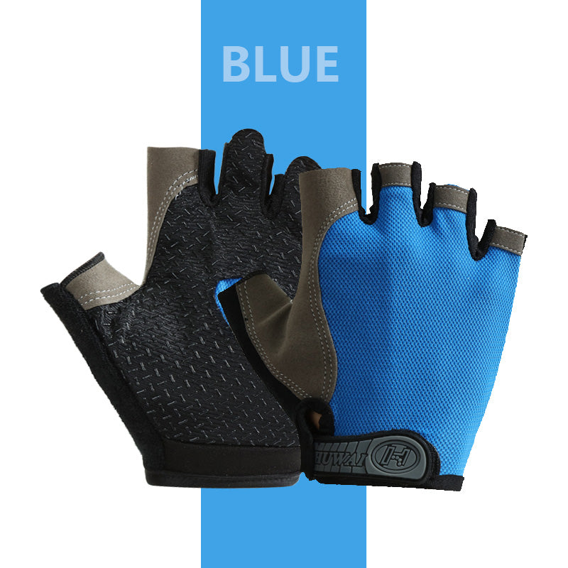 Cycling Bicycle Gloves Half Finger Gym Gloves With AntiSlip Grip  Breathable Design 10