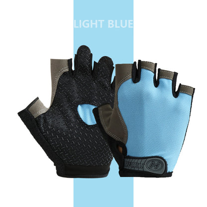 Cycling Bicycle Gloves Half Finger Gym Gloves With AntiSlip Grip  Breathable Design 11
