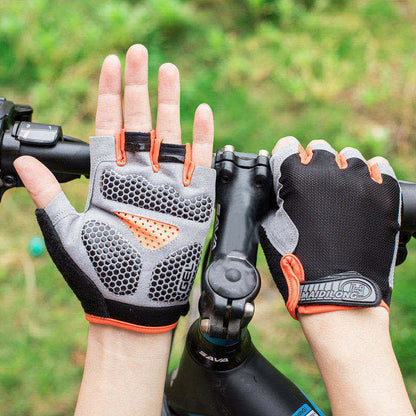 Cycling Bicycle Gloves for Men & Women, Half Finger Gym Gloves, Breathable Anti-Slip for Sports & Training