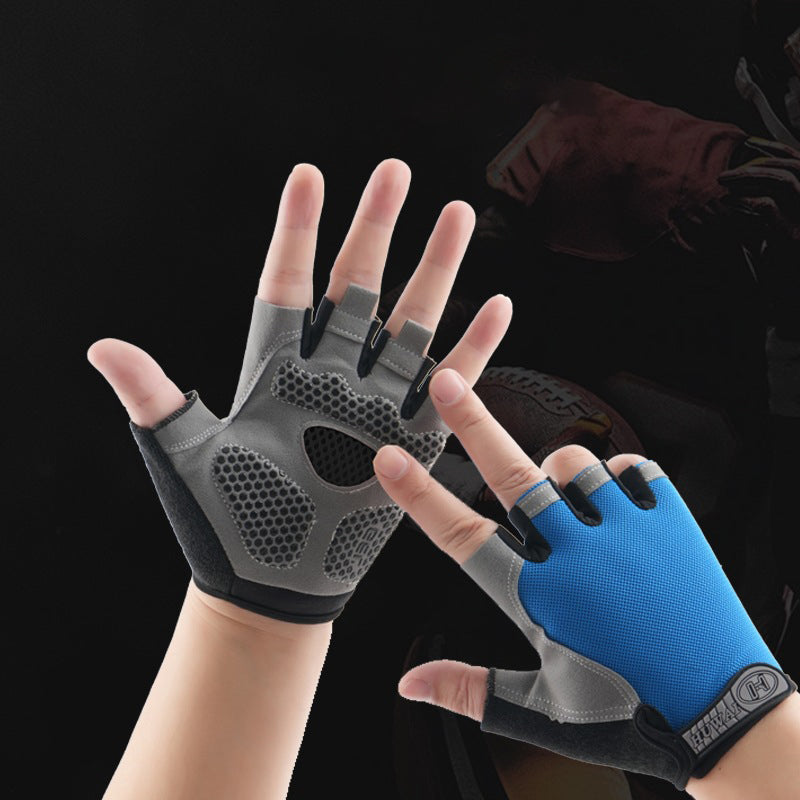 Cycling Bicycle Gloves For Men  Women Half Finger Gym Gloves Breathable AntiSlip For Sports  Traini 1