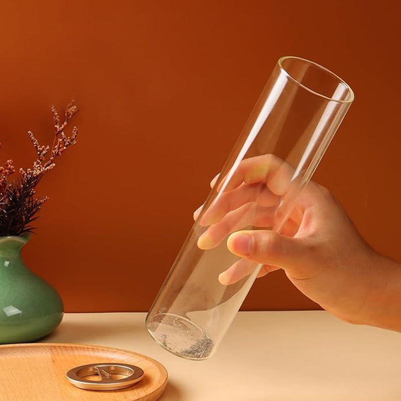 Modern Glass Incense Burner With AntiAsh Flying Design Removable Ash Catcher For Home Decor  Medita 2