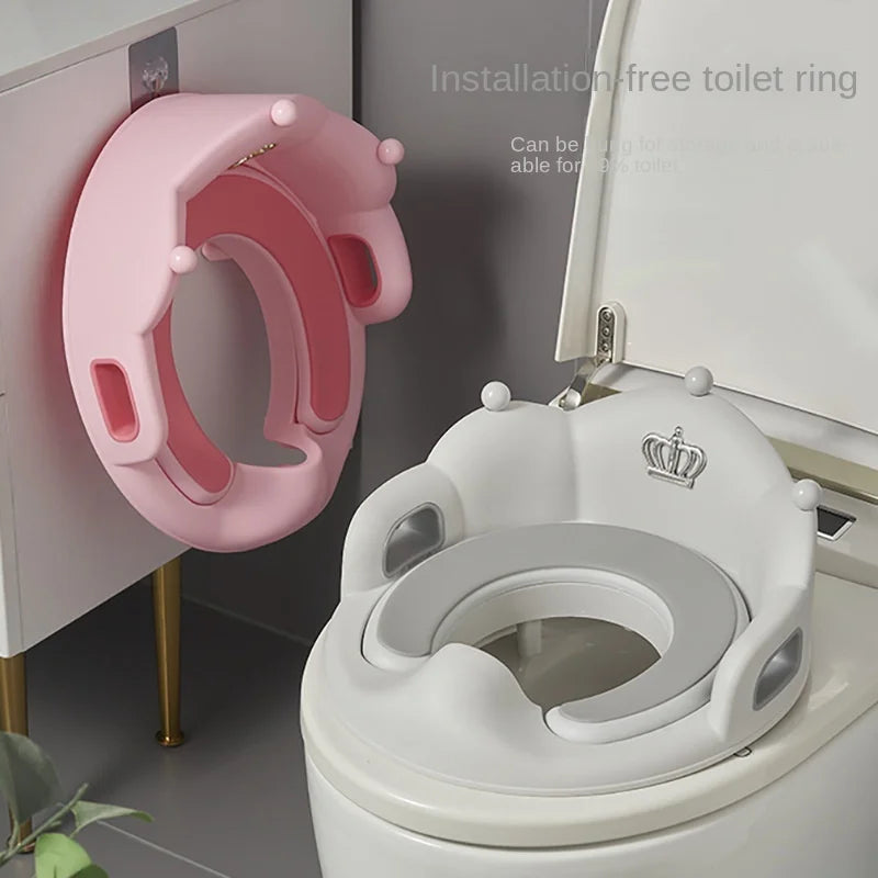 Durable Baby And Child Toilet Seat Ring Safe  Easy Potty Training Cushion 2