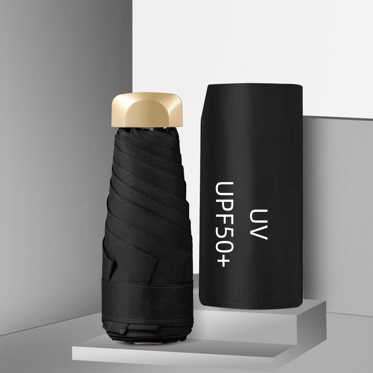 Mini Pocket Umbrella, Compact Folding UV Protection Parasol