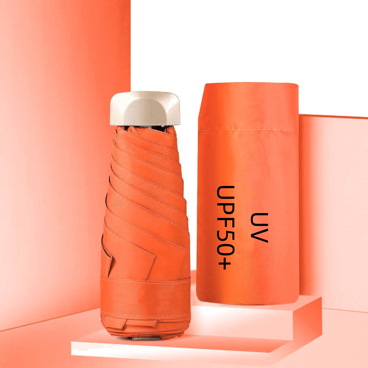 Mini Pocket Umbrella, Compact Folding UV Protection Parasol