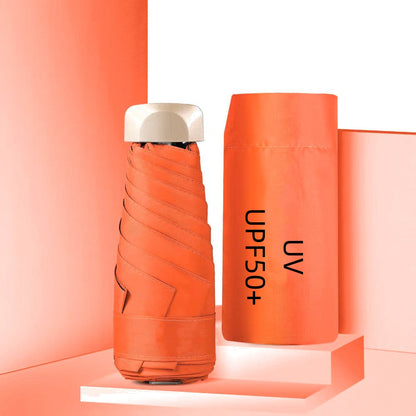 Mini Pocket Umbrella, Compact Folding UV Protection Parasol