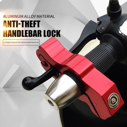 Heavy Duty Motorcycle Handlebar Lock Anti Theft Solid Steel Brake Lock For ATV Dirt  Street Bikes 1