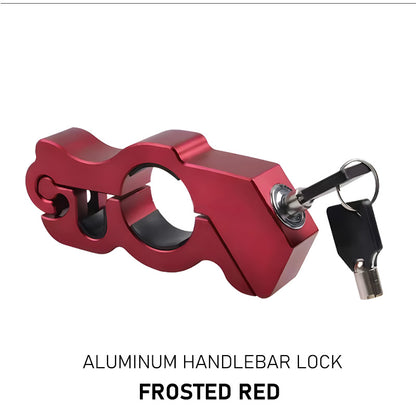Heavy Duty Motorcycle Handlebar Lock Anti Theft Solid Steel Brake Lock For ATV Dirt  Street Bikes 4