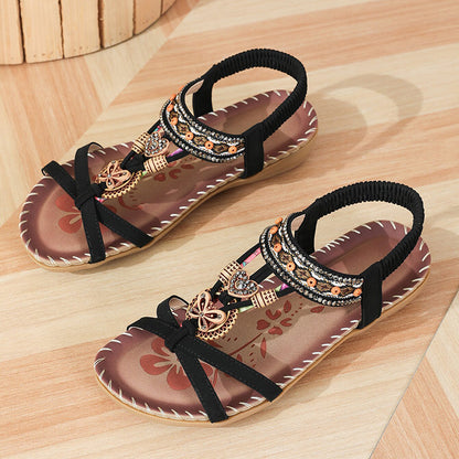 Womens Beach Sandals Stylish Summer Casual Walking Shoes For Outdoor And Party Wear 3