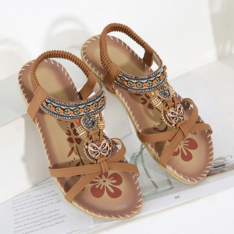 Womens Beach Sandals Stylish Summer Casual Walking Shoes For Outdoor And Party Wear 7
