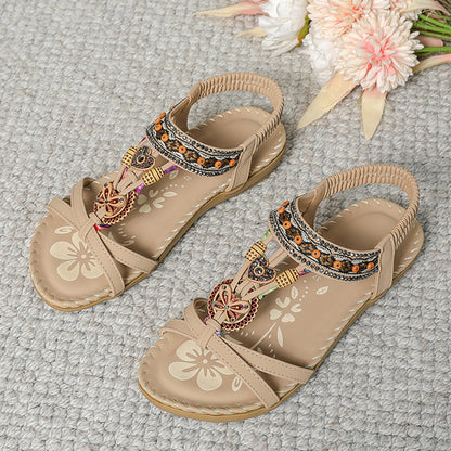 Womens Beach Sandals Stylish Summer Casual Walking Shoes For Outdoor And Party Wear 9