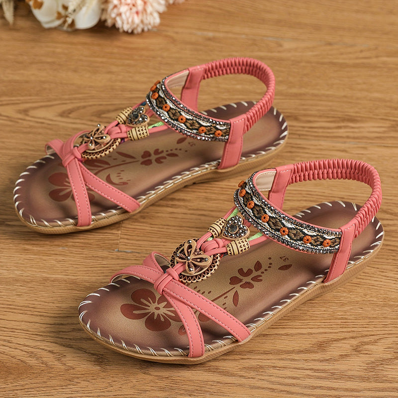 Womens Beach Sandals Stylish Summer Casual Walking Shoes For Outdoor And Party Wear 17