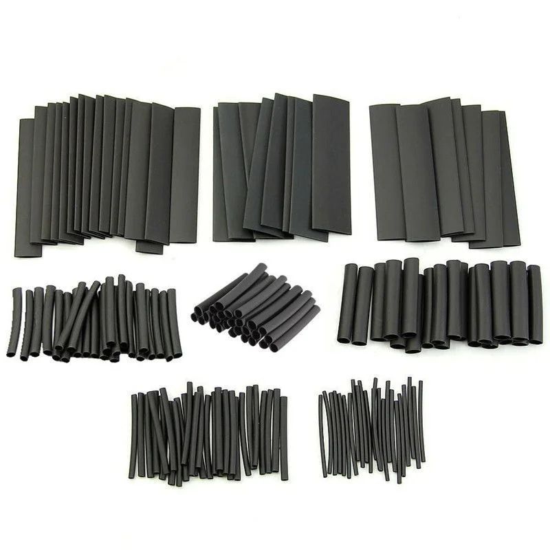 127Pcs Heat Shrink Tube Kit  Waterproof Electrical Wire Wrap Cable Sleeving For Flashlight  DIY Rep 2
