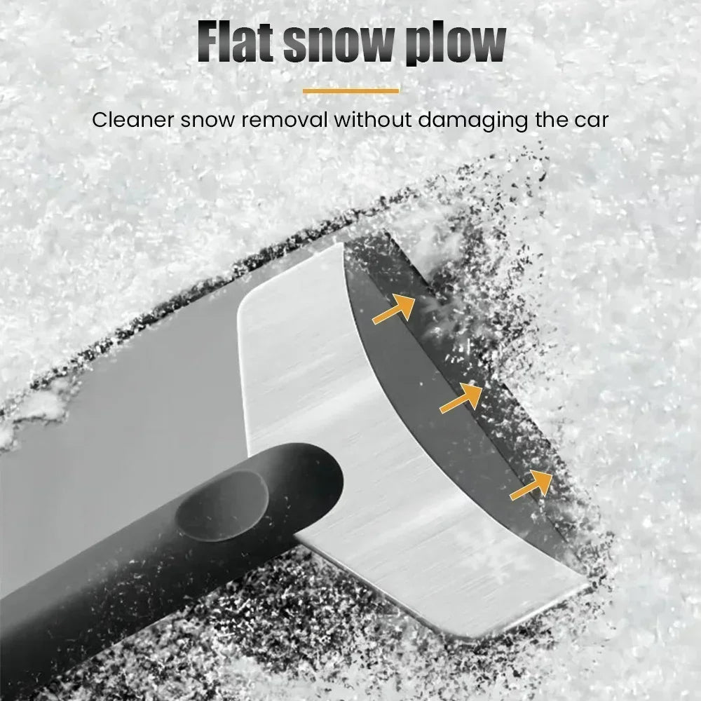 Durable Windshield Snow Shovel Ice Scraper  Ash Removal Tool For Car Windows Silicone Wiper Cleaner 2