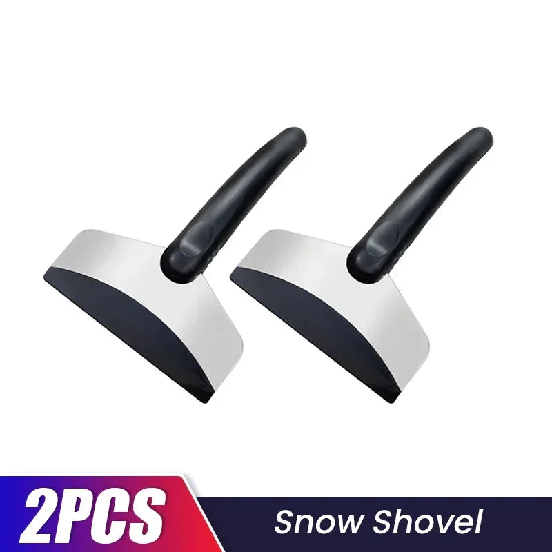 Durable Windshield Snow Shovel Ice Scraper  Ash Removal Tool For Car Windows Silicone Wiper Cleaner 6