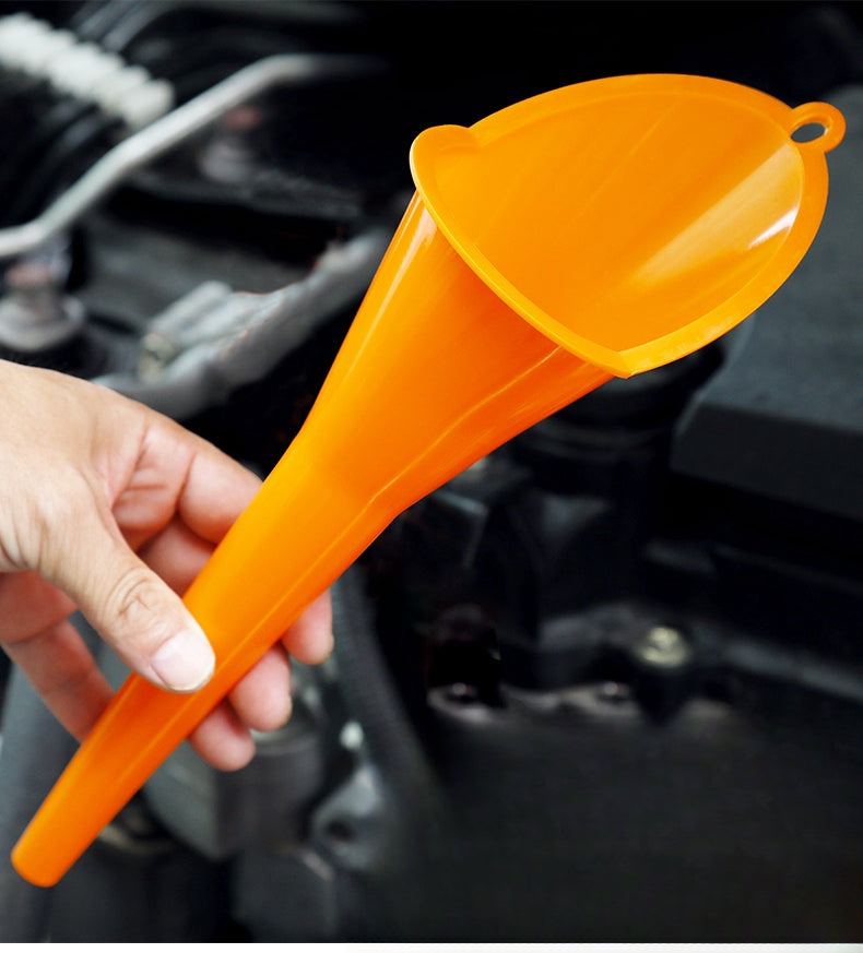 Oil Fuel Filling Tool Long Stem Anti Splash Gasoline Funnel for Cars & Motorcycles