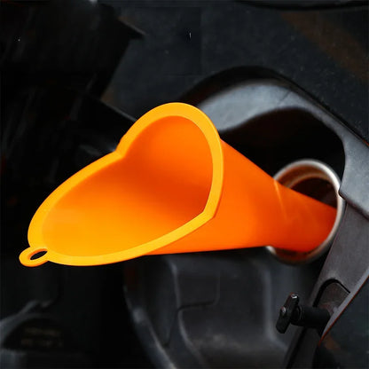 Oil Fuel Filling Tool Long Stem Anti Splash Gasoline Funnel For Cars  Motorcycles 1