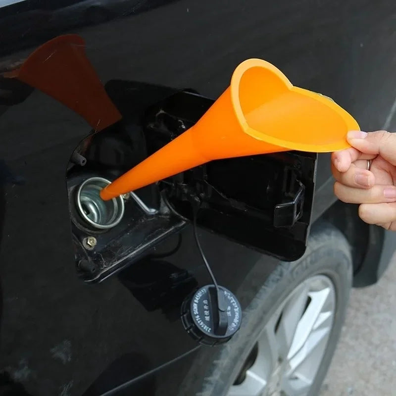 Oil Fuel Filling Tool Long Stem Anti Splash Gasoline Funnel For Cars  Motorcycles 3