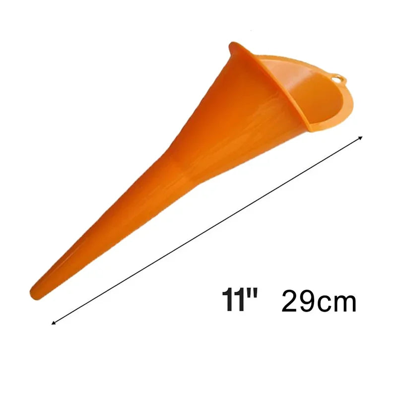 Oil Fuel Filling Tool Long Stem Anti Splash Gasoline Funnel For Cars  Motorcycles 4
