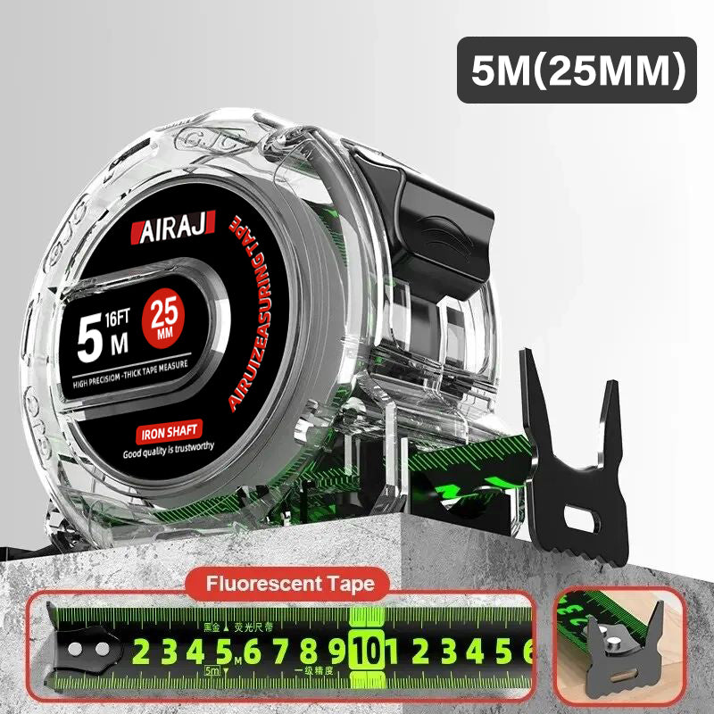 HeavyDuty Fluorescent Tape Measure High Precision Waterproof WearResistant Ruler for Profession