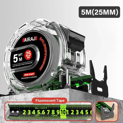 HeavyDuty Fluorescent Tape Measure High Precision Waterproof WearResistant Ruler for Profession