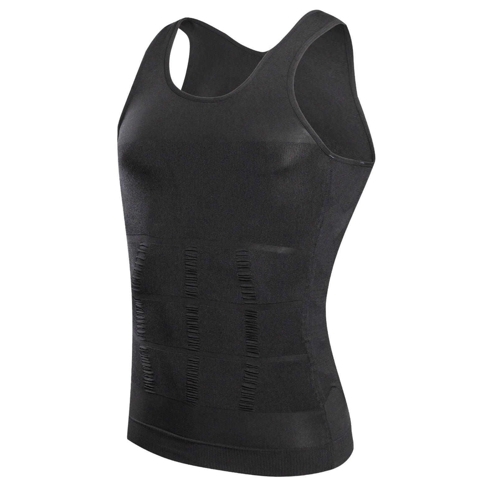 Slimming Compression Vest for Men Undershirt Shapewear Shirt for Belly Control & Tummy Tuck