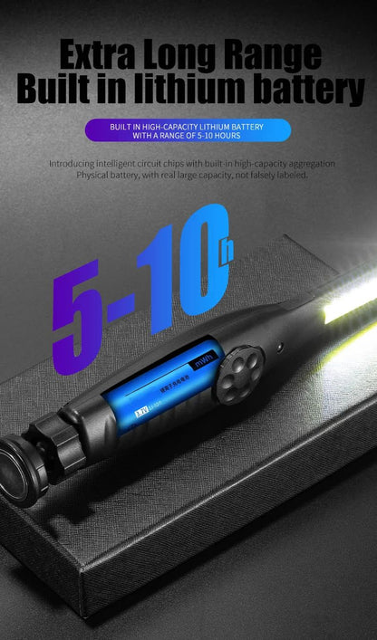 Bright Cordless Work Lights  Portable COB LED Inspection Lamp For Mechanics Home And Garage Use 8