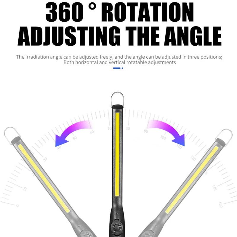 Bright Cordless Work Lights  Portable COB LED Inspection Lamp For Mechanics Home And Garage Use 11