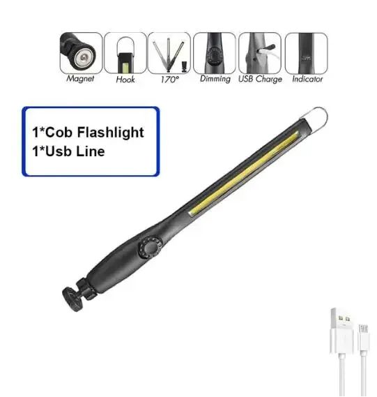 Bright Cordless Work Lights  Portable COB LED Inspection Lamp For Mechanics Home And Garage Use 15