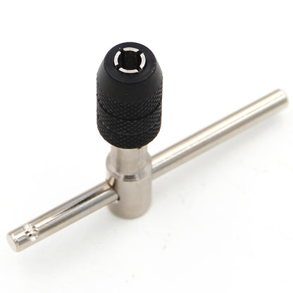 Premium Hand Tap Wrench Thread Tapping Tool Set M3 to M8 T Shaped Tap Wrench & 5pc Hand Tap Kit