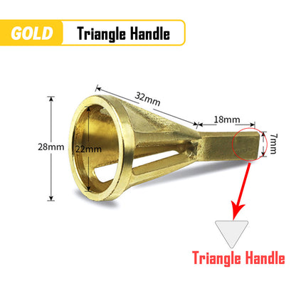 Hexagon  Triangle Trimming Drill Bit Professional Burr Removal Tool For Metal Stainless Steel  Copp