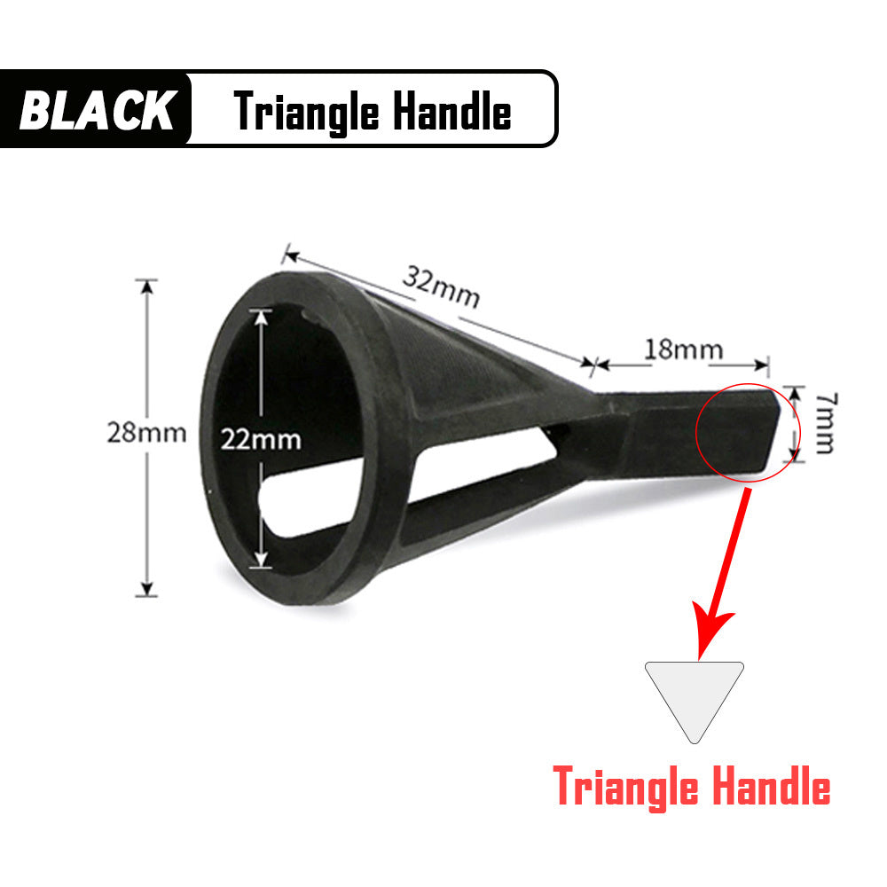 Hexagon  Triangle Trimming Drill Bit Professional Burr Removal Tool For Metal Stainless Steel  Copp