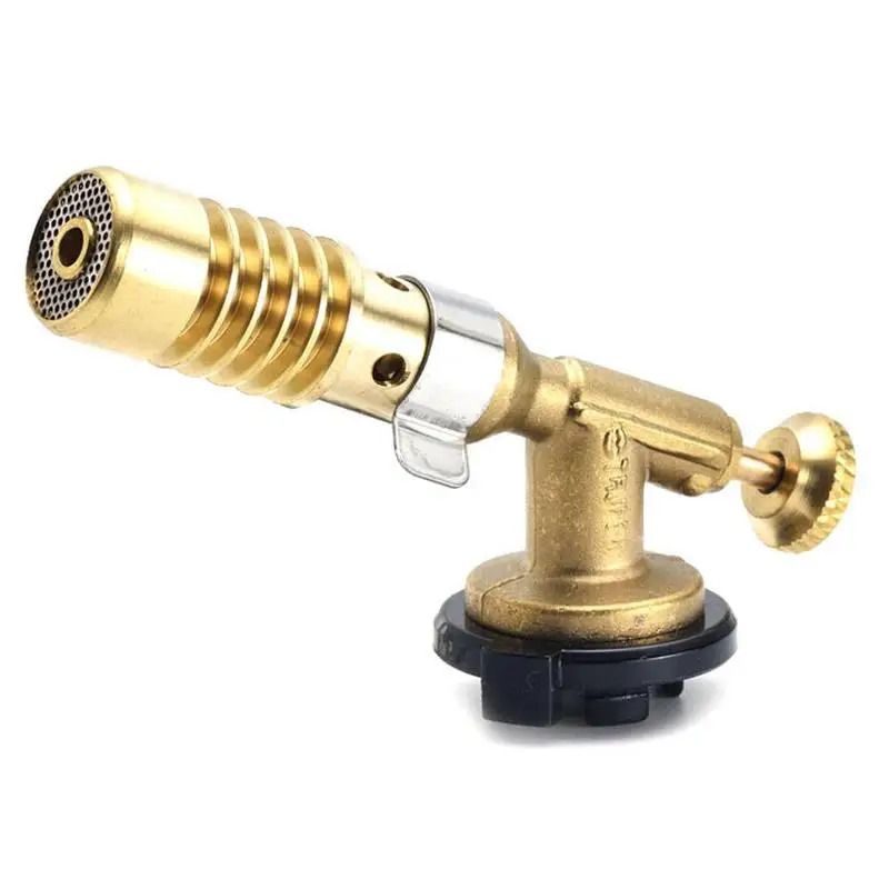 Copper HighTemperature Gas Torch Portable Welding  Brazing Blowtorch for Solder Plumb  DIY Repa