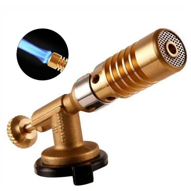 Copper HighTemperature Gas Torch Portable Welding  Brazing Blowtorch for Solder Plumb  DIY Repa