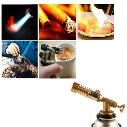 Copper HighTemperature Gas Torch Portable Welding  Brazing Blowtorch for Solder Plumb  DIY Repa
