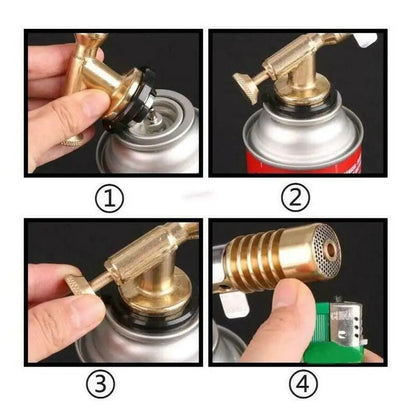 Copper HighTemperature Gas Torch Portable Welding  Brazing Blowtorch for Solder Plumb  DIY Repa