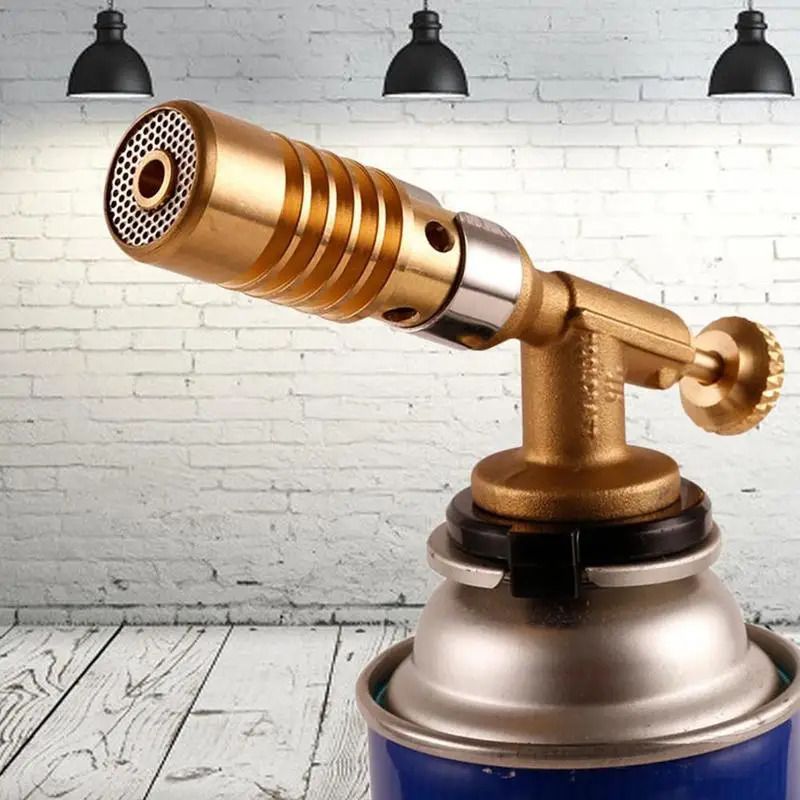 Copper HighTemperature Gas Torch Portable Welding  Brazing Blowtorch for Solder Plumb  DIY Repa