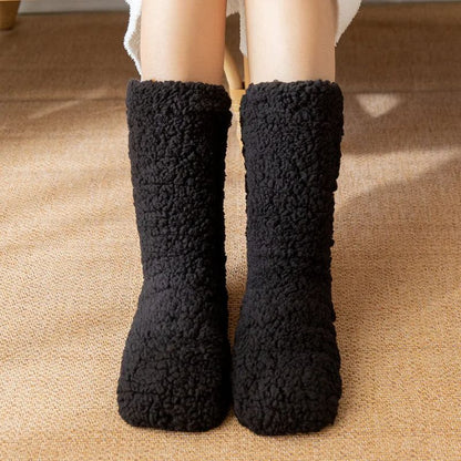 Thickened Thermal Socks For Women  Winter Warm Velvet AntiSlip Sleeping Socks Cozy Gift 9