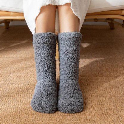 Thickened Thermal Socks For Women  Winter Warm Velvet AntiSlip Sleeping Socks Cozy Gift 7