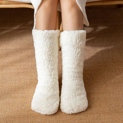 Thickened Thermal Socks For Women  Winter Warm Velvet AntiSlip Sleeping Socks Cozy Gift 10