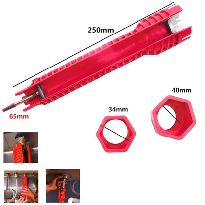 HeavyDuty Sanitary Wrench  AllinOne Sink Sanitary Tool For Faucet Pipe  Plumbing Installation 4