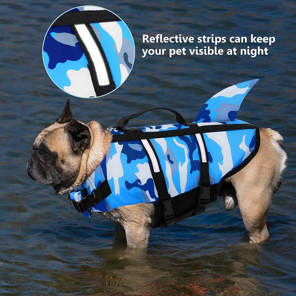 Dog Life Jacket Vest For Swimming  Safety Adjustable Swimwear For Pets 4