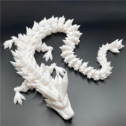 3D Printed Chinese Dragon Articulated Movable Joints, Collectible Home Decor & Creative Toy