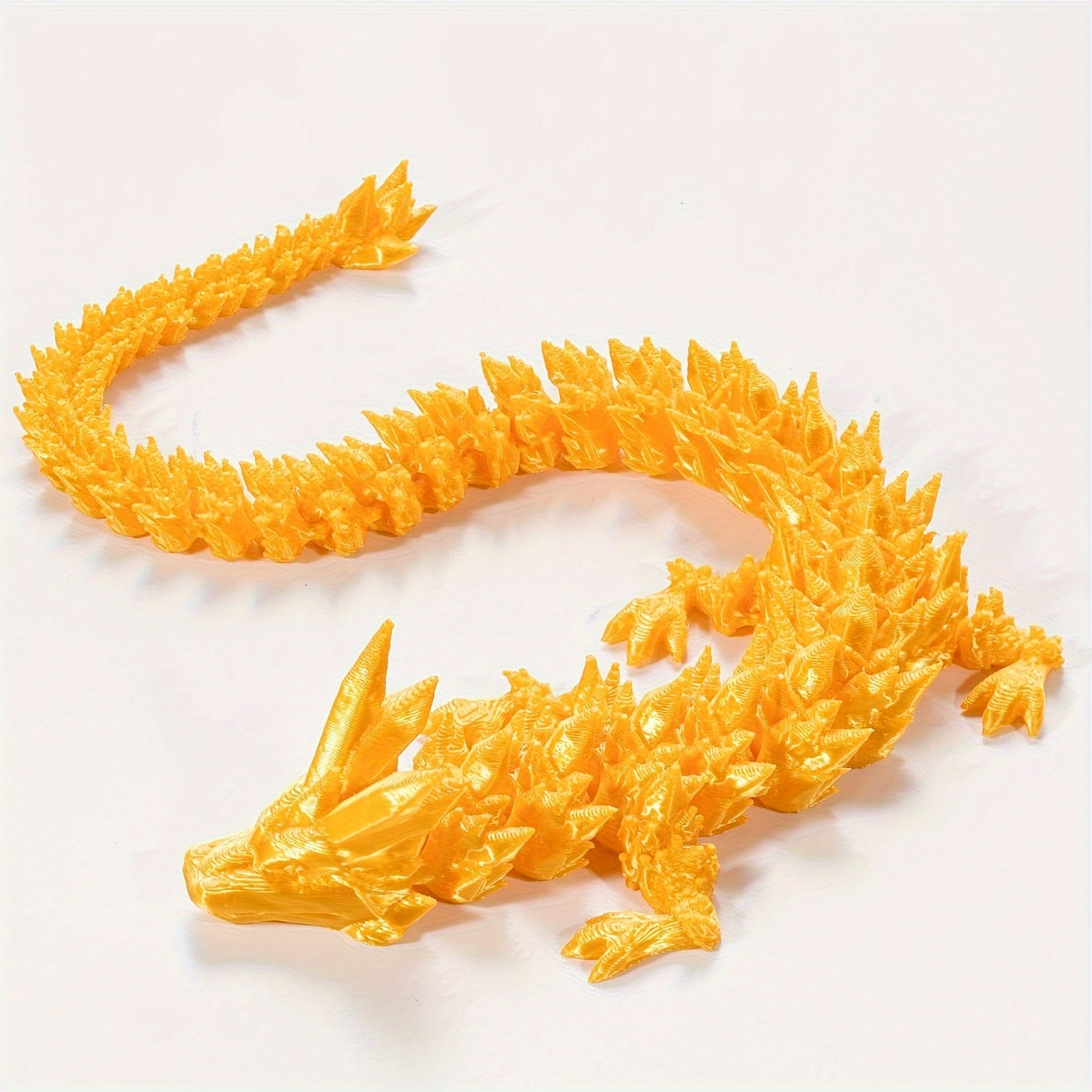 3D Printed Chinese Dragon Articulated Movable Joints, Collectible Home Decor & Creative Toy
