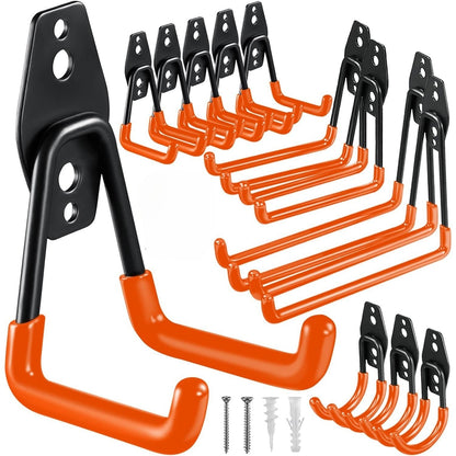 Wall Mount Bicycle Hanger Hooks Heavy Duty Storage Hook for Garage Ladders  Garden Tools
