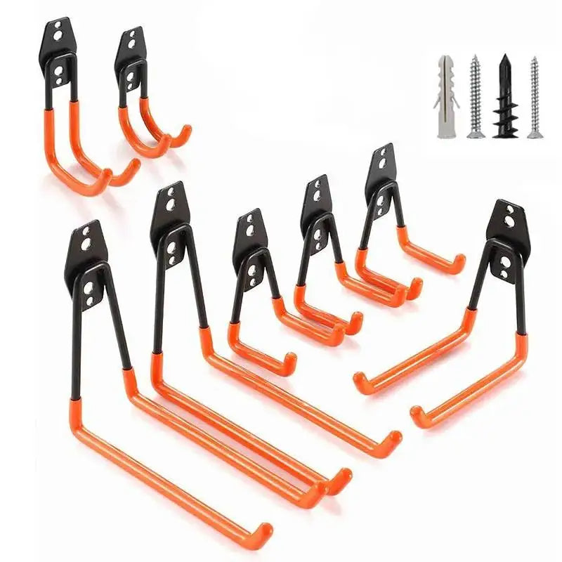 Wall Mount Bicycle Hanger Hooks Heavy Duty Storage Hook for Garage Ladders  Garden Tools
